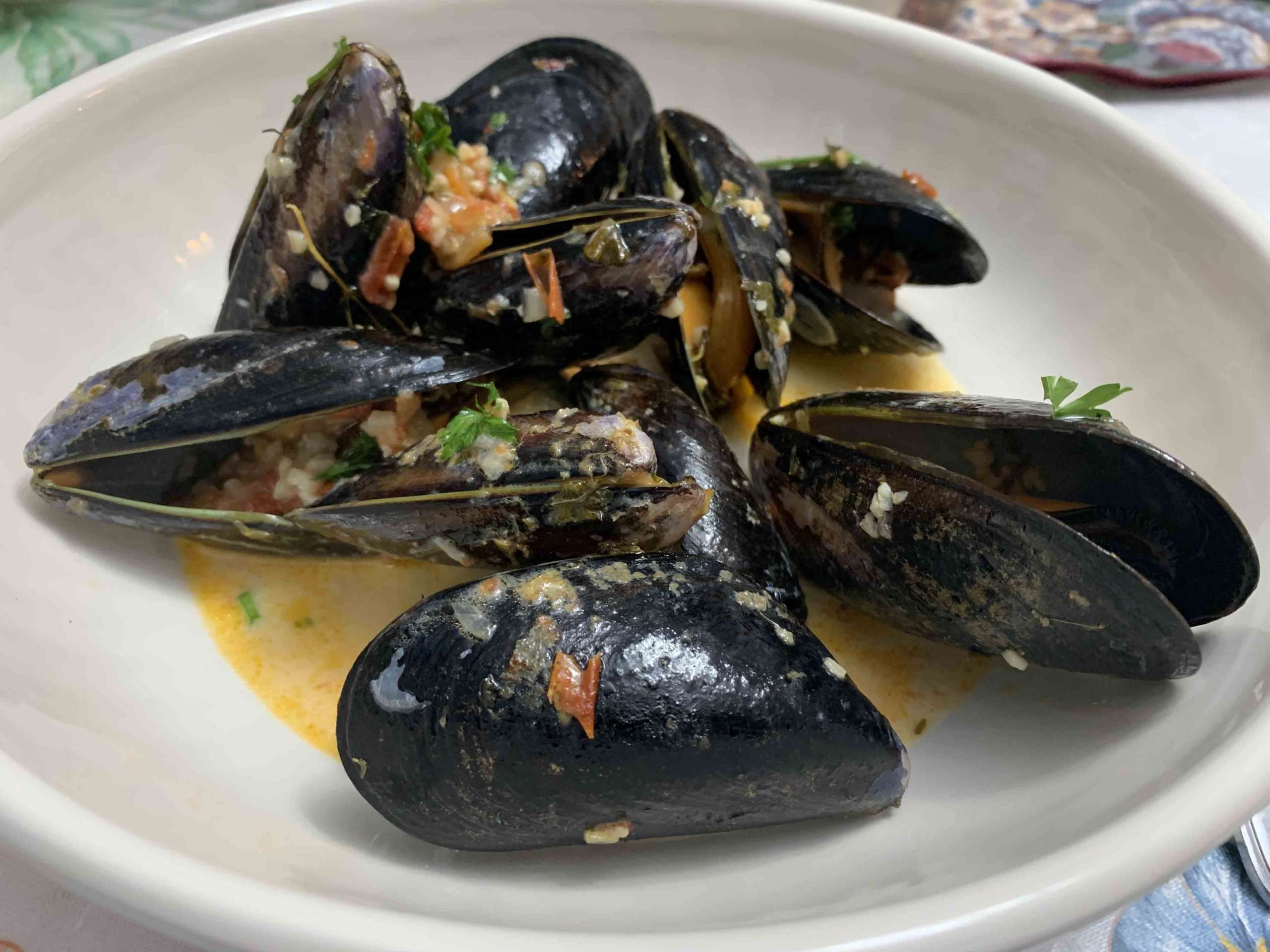 Recipe how to make Saltspring Island Mussels